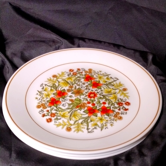 Corelle Dining Set Of 4 Corelle Indian Summer Pattern Dinner Plates